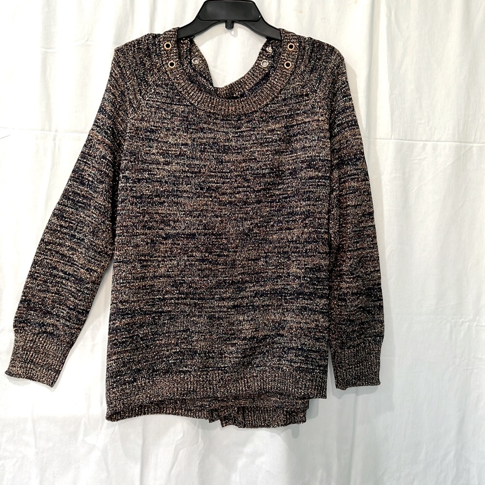 Pullover. Metallic, multicolor